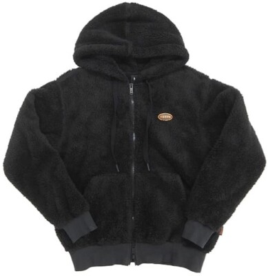 BTS PERMISSION TO DANCE FLEECE ZIP UP HOODIE JACKET black Size S