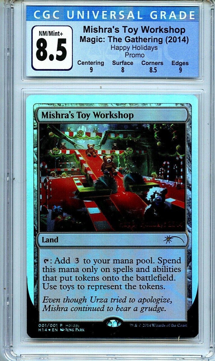 MTG Mishra's Toy Workshop CGC 8.5 NM/MT+ 2014 Promo Magic card