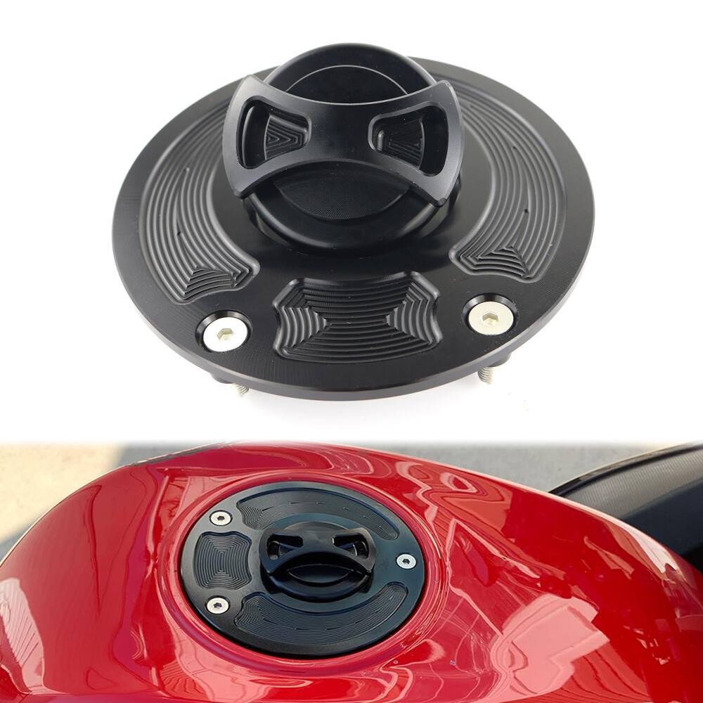 Keyless Gas Fuel Cap Fit For Kawasaki ER400 ER-4N 11-13 ZX14