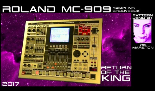 Roland MC-909 Groovebox サンプラー ケース付き Roland MC-909 Groove