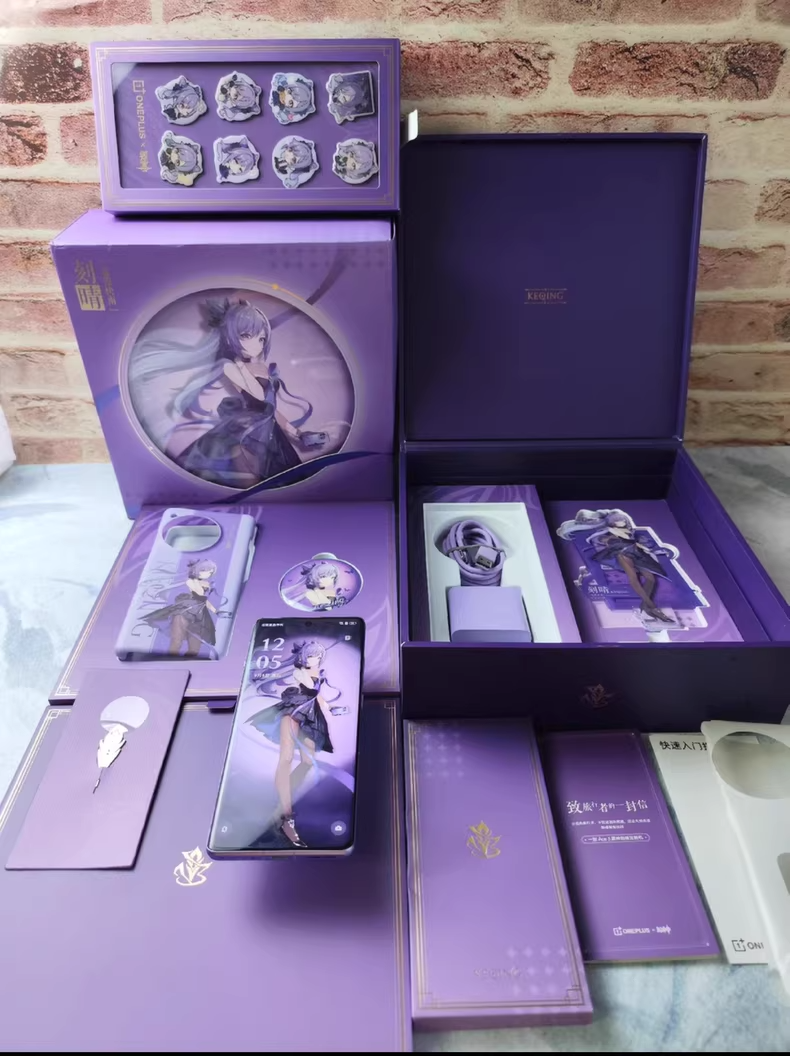 OnePlus Ace3 PJE110 Keqing 16+512G Genshin Impact Limited Edition