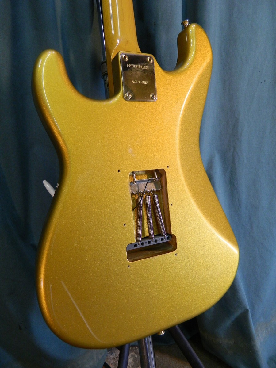 c.1991 Fernandes LE-2G, Made in Japan, Rare Color, Gold Parts, We