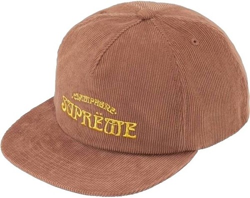 Supreme Corduroy S Logo 6-Panel Bleached Olive | eBay