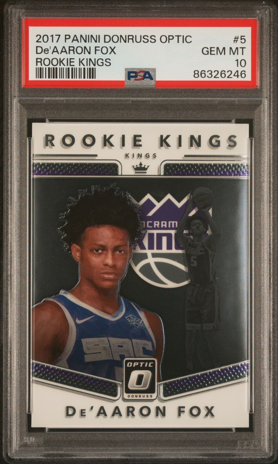 NBAカード DeAaron Fox absolute RC auto NBAカード DeAaron Fox