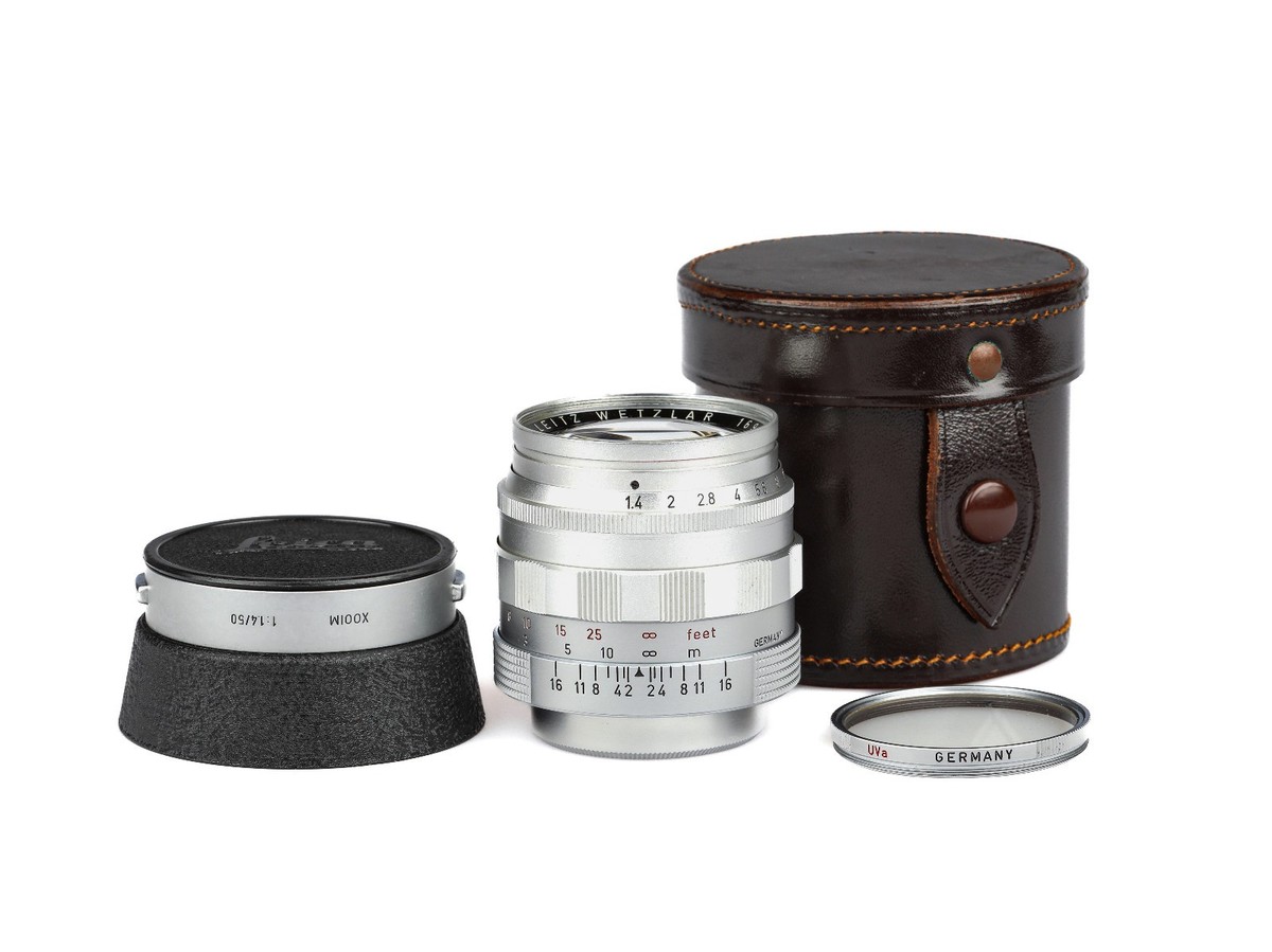 Leica Leitz Summilux 50mm F1.4 Lens chrome V1 LTM L39 11014 SOWGE