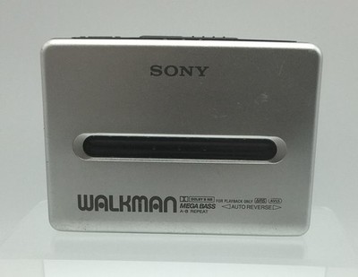 Vtg Sony Walkman Stereo Cassette Player 20th Anniversary - Silver