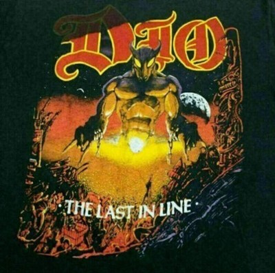 Dio Last In Line Tour Vintage 80s T Shirt Rock Band Concert Tee
