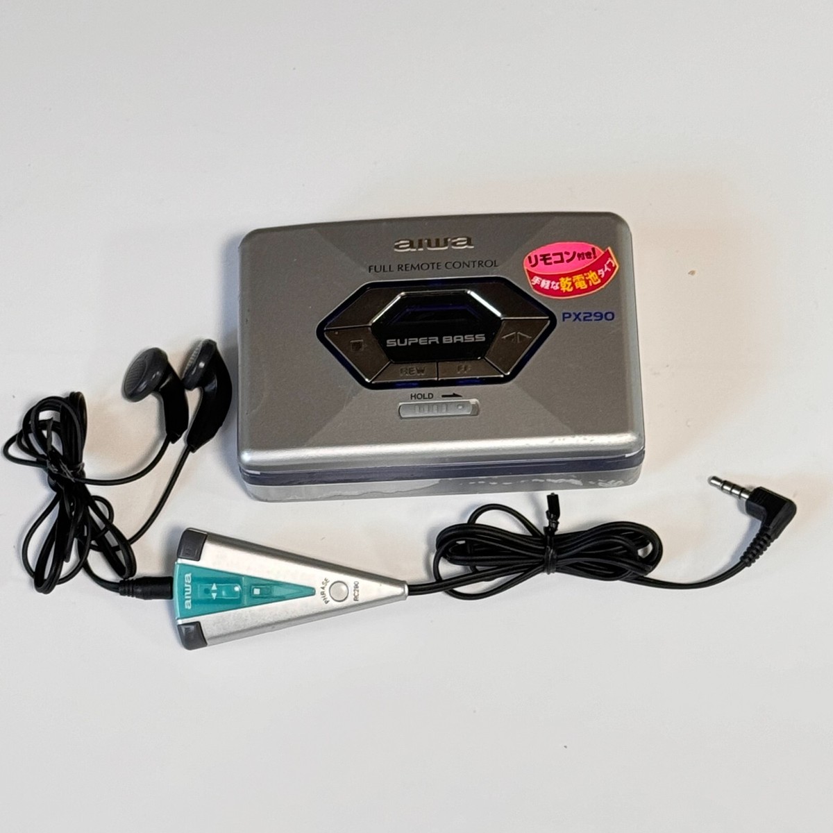 Aiwa full remote control cassette player HS-PX290 Vintage From