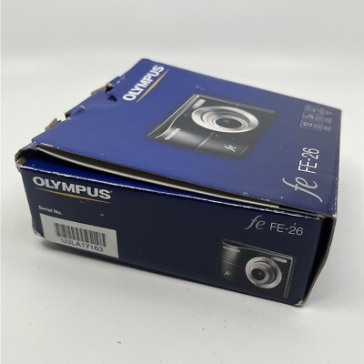 Olympus FE-26 12.0MP Digital Camera Black - New Open Box! | eBay