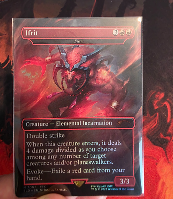 PSA9】MTG 激情/Fury イフリート Secret Lair MTG FF Secret Lair