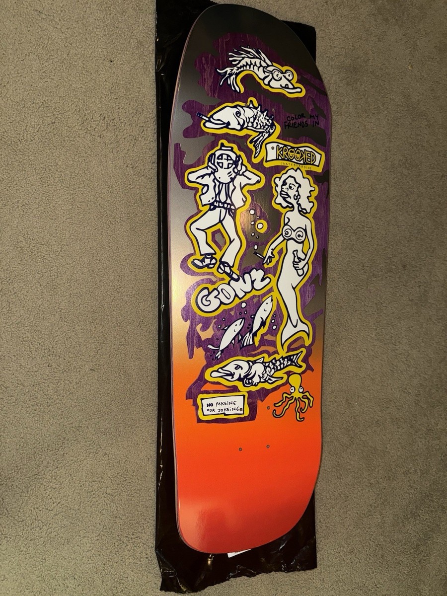 Krooked Mark Gonzales Color My Friends 2024 Skateshop Day Limited