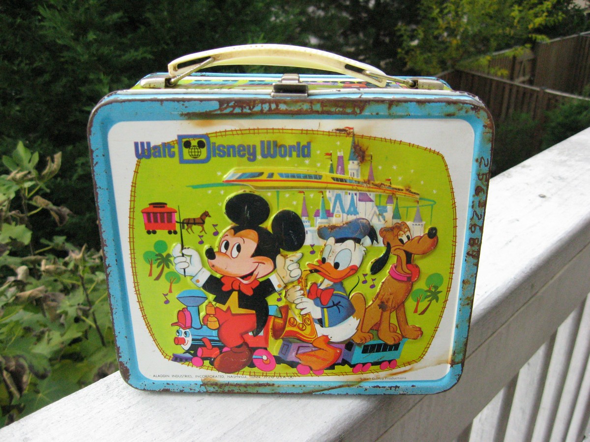 VTG ALADDIN Walt Disney World Metal Lunch Box & Thermos | eBay