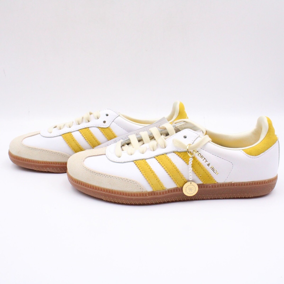 Adidas Samba OG Sporty & Rich White Bold Gold Cream Yellow IF5661