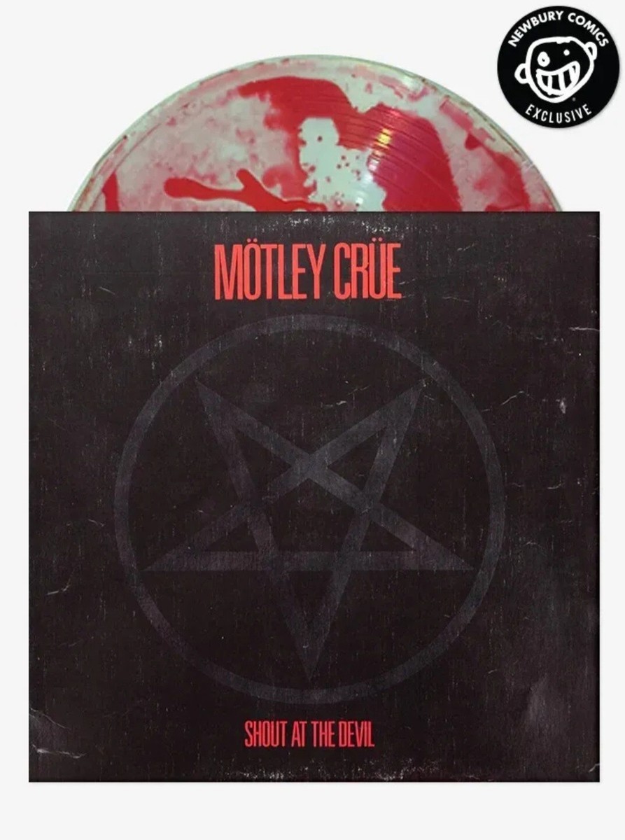 Motley Crue Shout at the Devil Clear Blood Filled Vinyl LE 250