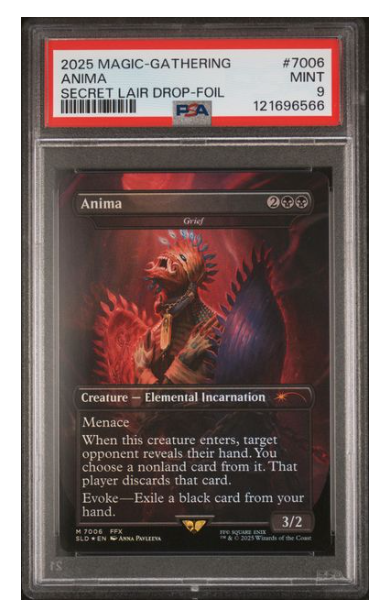 MTG】 SECRETLAIR アニマ(悲嘆) 英語版Foil