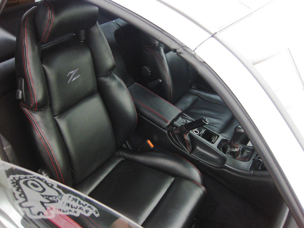 Custom made 300ZX 1990-1999 Replacement Leather Seat Covers Black