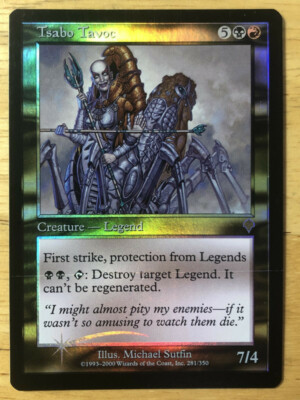 FOIL Tsabo Tavoc English FOIL Invasion INV mtg SP | eBay