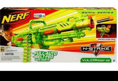Nerf Vulcan EBF-25 Sonic Series Green Brand New In Box Full Auto