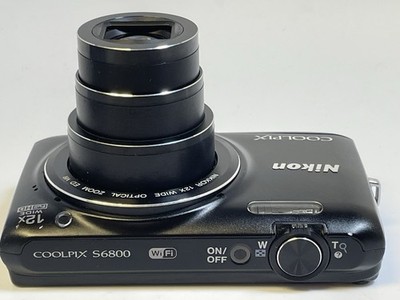 Nikon COOLPIX S6800 16.0MP Digital Camera - Black for sale online
