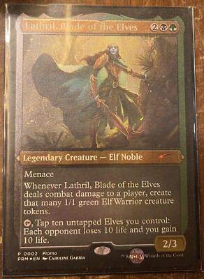 MTG Lathril, Blade of the Elves Unique & Misc. Promos 0002 Foil