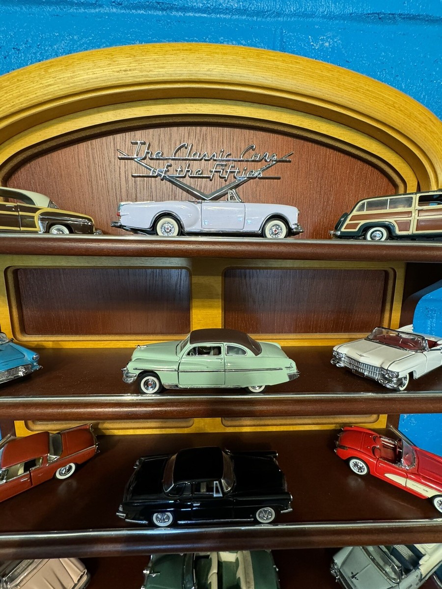 Classic Cars of the Fifties Franklin Mint 50's Model Display Shelf