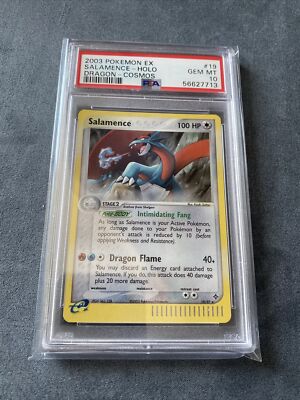 PSA 10 GEM MINT Salamence Holo E League Promo Ex Dragon Rare