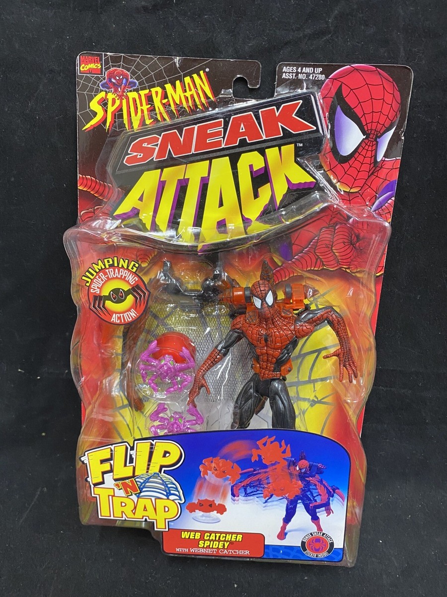Spider-man Sneak Attack Madame Web Action Figure 1998 ToyBiz for