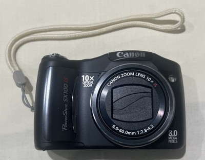 Canon Powershot SX100 IS 8.0 MP Digital Camera PC1256 FOR PARTS OR