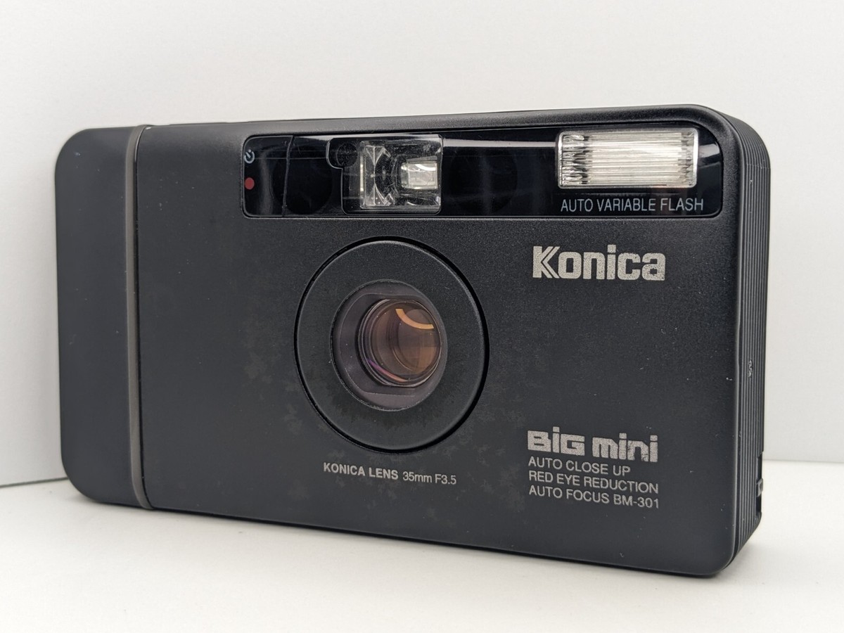 As-is] Konica BIG mini BM-301 35mm Film Camera FOR PARTS OR REPAIR