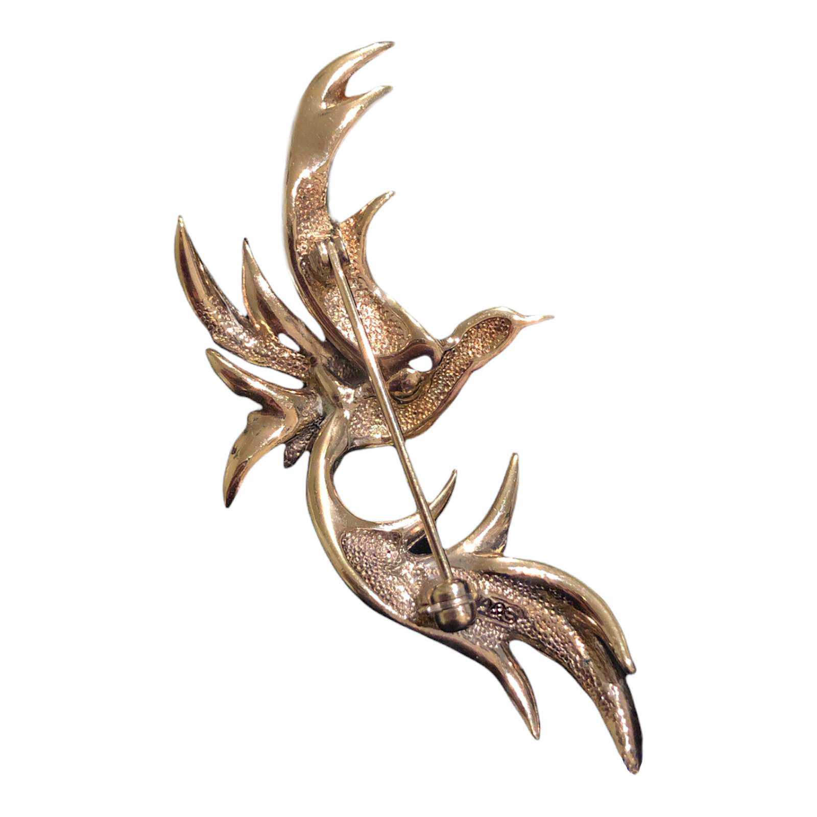 イギリス ビンテージ 希少 ブローチ A&S 美品 馬 モチーフ スワロフスキー