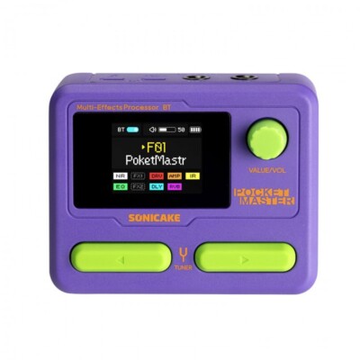 Sonicake Pocket Master Electric Guitar Processor Bluetooth with