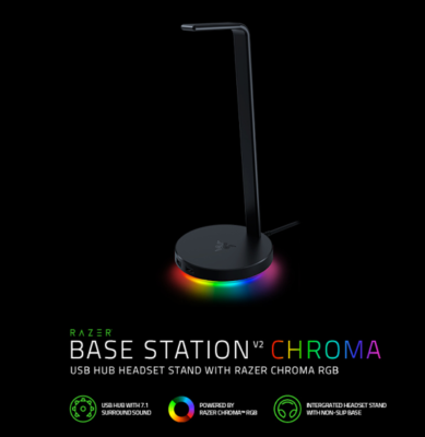 Razer Base Station V2 Chroma Headphone Headset Stand Holder