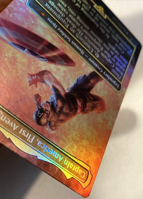 MTG Captain America, First Avenger RAINBOW FOIL Secret Lair x
