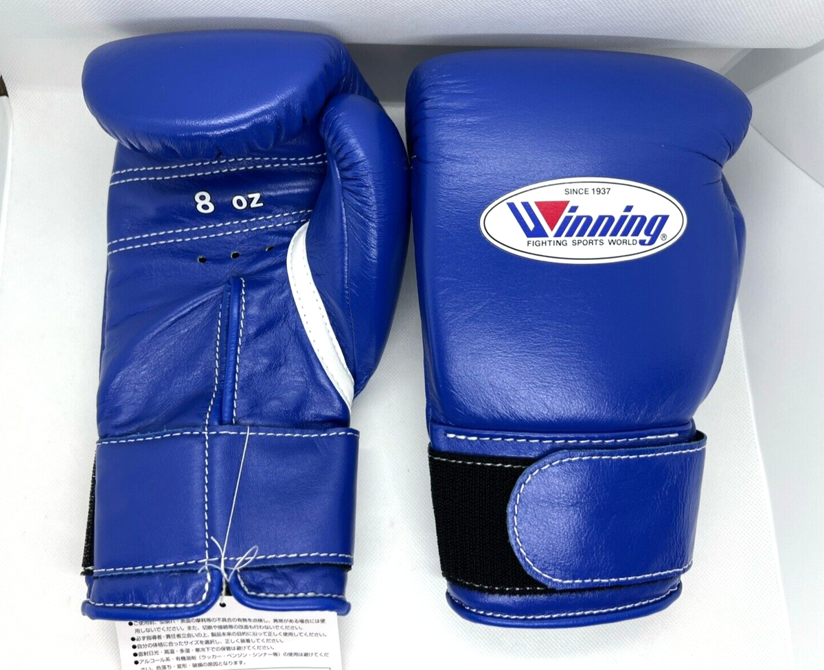 中古】Winning Daito 8 oz ボクシンググローブ 青 GLOVES スポーツ
