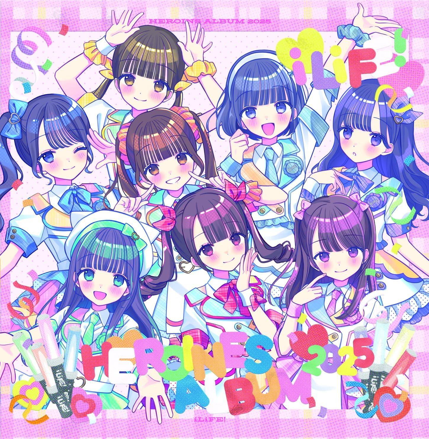 iLiFE! ポイントカード 50pt iLiFE! HEROINES スタンプカード