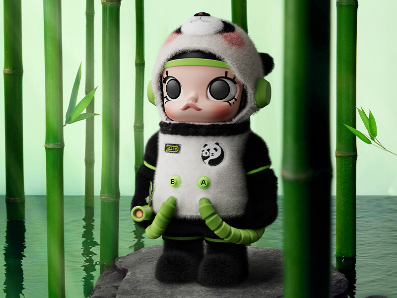 POPMART MEGA SPACE MOLLY 400% PANDA Limited Edition Collectible