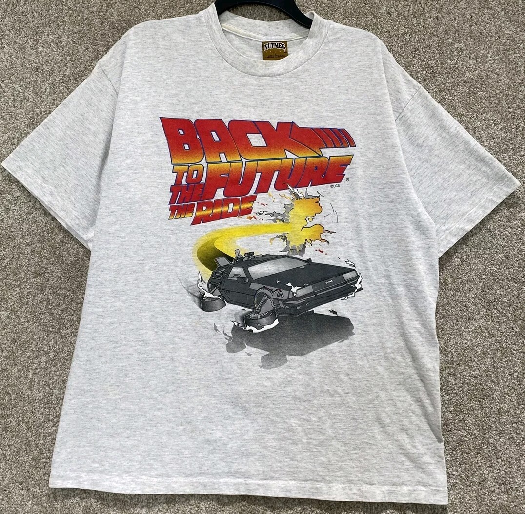 Vintage Universal Studios Back To The Future Ride T-Shirt Large