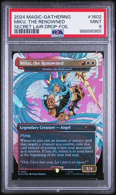 2024 MTG SECRET LAIR DROP FOIL #1602 MIKU, THE RENOWNED PSA 9 | eBay
