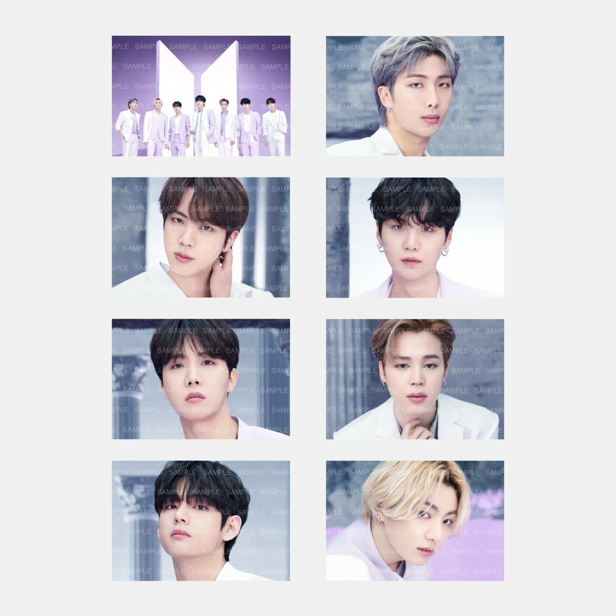 BTS, THE BEST OFFICIAL MD] POSTCARD SET 8pcs [PURPLE] | eBay