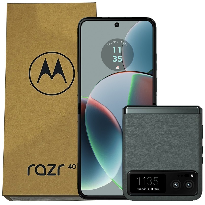 Motorola Razr 40 5G (Sage Green) 256GB + 8GB RAM Android 13 Flip