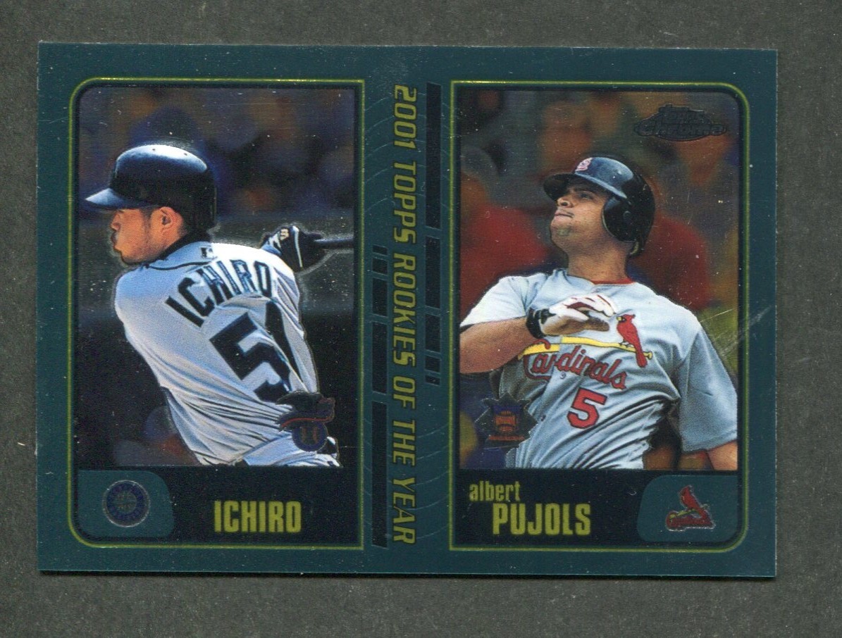その他 MLB ichiro&pujols rookiecard !!!!!chrome Ichiro Suzuki