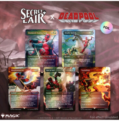 Secret LairxMarvel's Deadpool foilx2通常x2 Magic the Gathering
