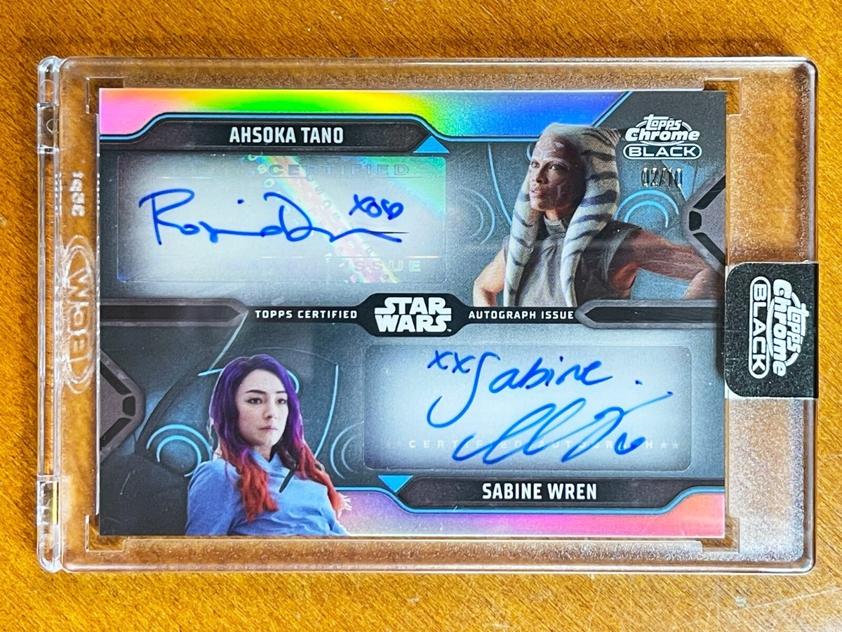 貴重マンダロリアンスターウォーズtopps モフギデオンサインカード