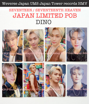 DINO SEVENTEEN SEVENTEENTH HEAVEN JAPAN POB Photocard CARAT
