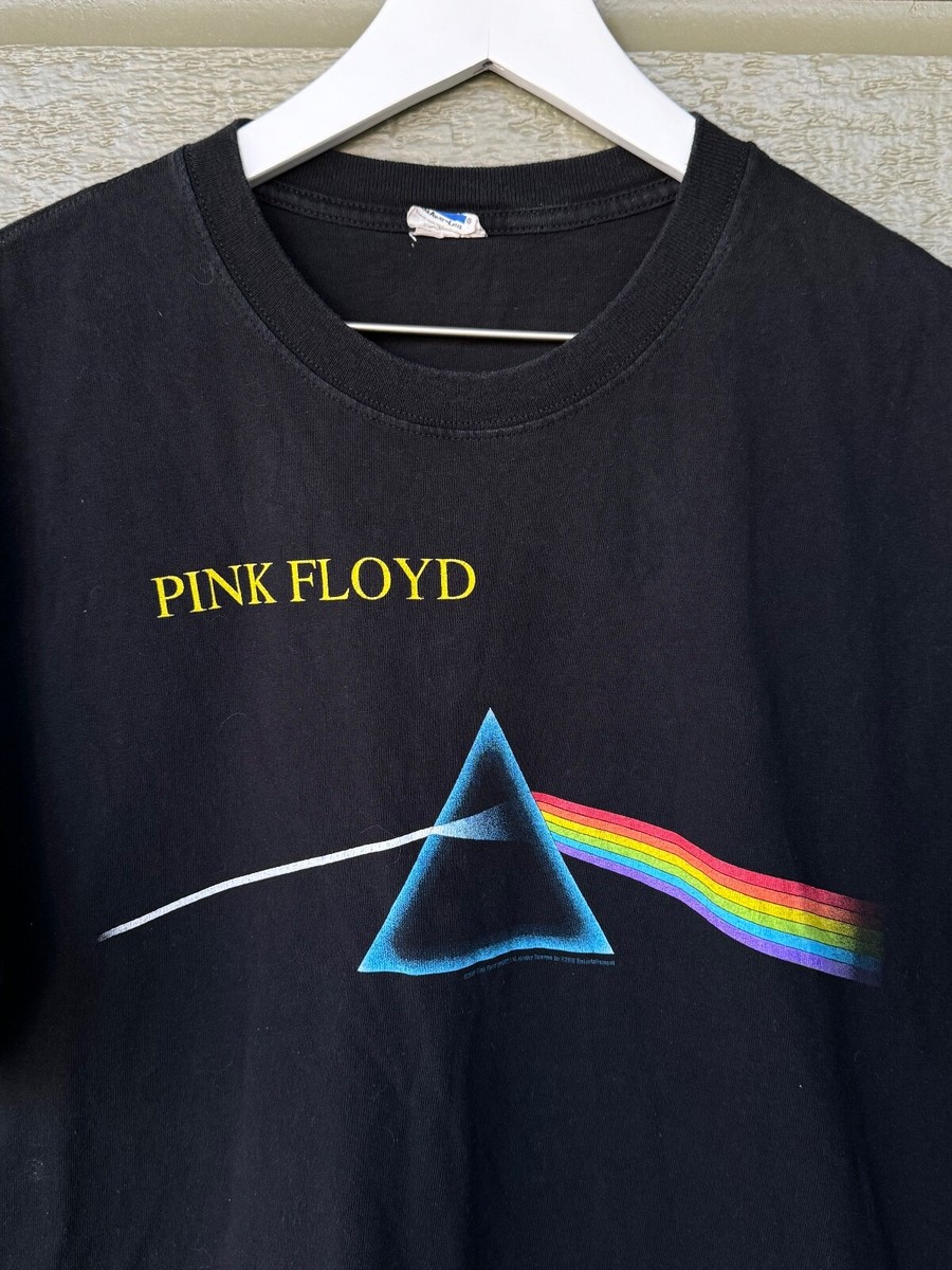 Vintage Pink Floyd Dark Side of the Moon T-Shirt Anvil Black Rock