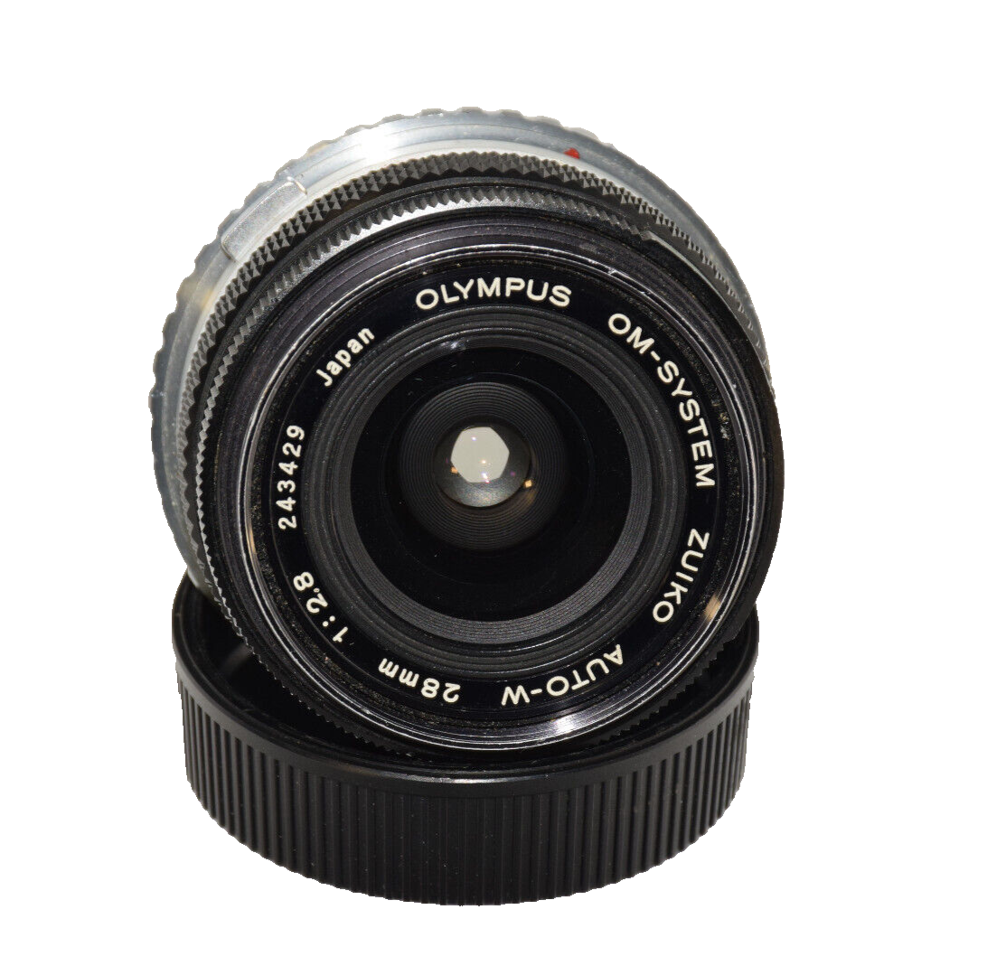 Olympus OM System ZUIKO Auto-W 28mm f/2.8 MF Lens - Scratches on