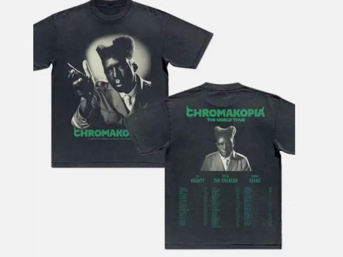 Tyler, The Creator Announces CHROMAKOPIA World Tour shirt | eBay