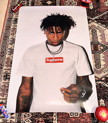 Supreme NBA YoungBoy Poster 24 x 36 FW23 Brand New DS NOT TAKEN