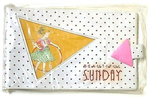 クツワ Beautiful Sunday 鉛筆付きメモ帳 ファンシーレトロ クツワ