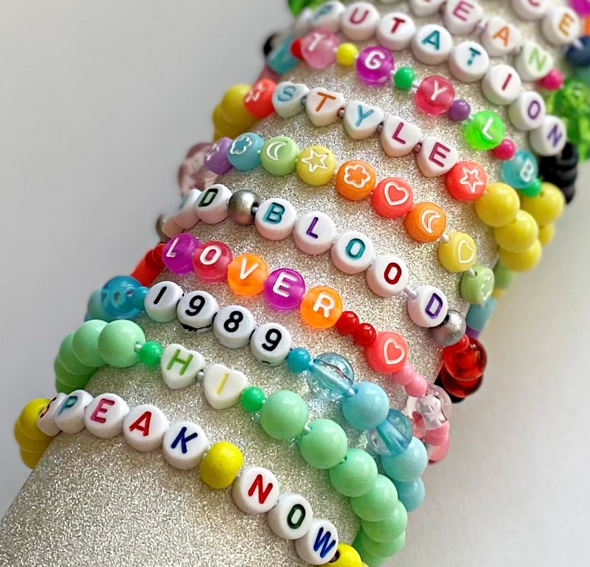 Eras Tour Bracelet Lot, Friendship Bracelets, Swiftie Bracelets